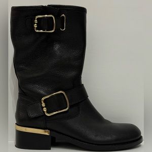 Vince Camuto zipped up black boots